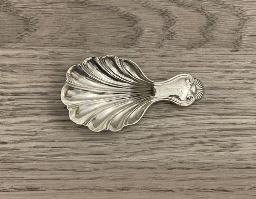 Victorian Silver Caddy Spoon by Yapp and Woodward