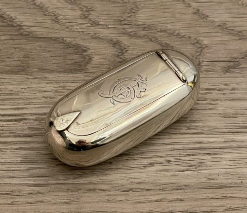 Victorian Silver Snuff Box, 1898