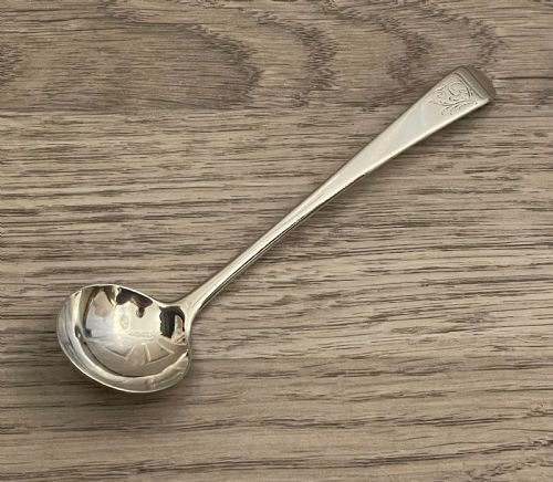 Small George III Silver Ladle by Henry Chawner