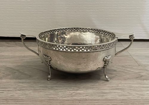 Arts & Crafts Silver Bowl by a E Jones