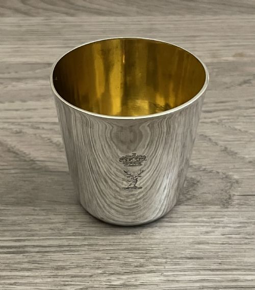 Victorian Silver Stirrup Cup Beaker by Garrard