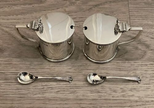 Good Pair of Georgian Style Mustard Pots
