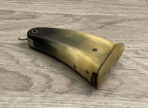 19TH CENTURY SCOTTISH HORN SNUFF MULL - ADDITIONAL PHOTO 1