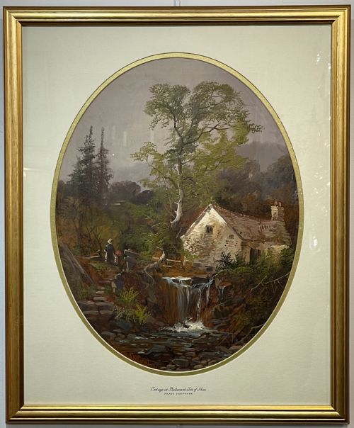 Victorian Landscape Oil Painting of the Isle of Man by Franz Hoepfner