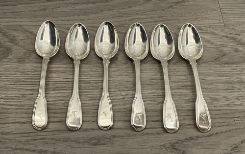 A Good Set of Six George III Silver Teaspoons