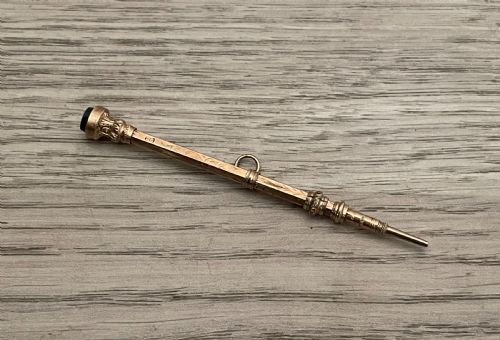 Victorian 9ct Rose Gold Propelling Pencil