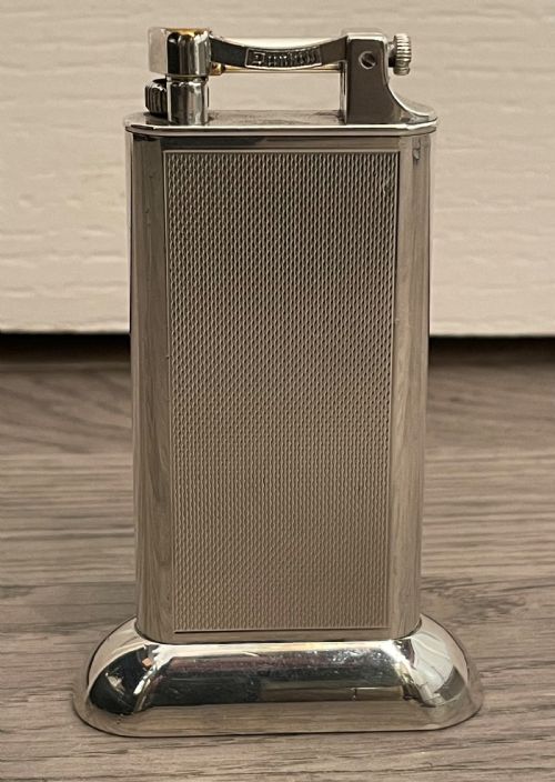 Vintage Dunhill Silver Plated Table Lighter