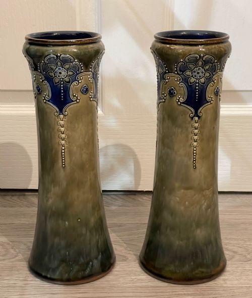Large Pair of Royal Doulton Vases
