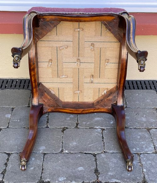 VICTORIAN ROSEWOOD STOOL - ADDITIONAL PHOTO 5