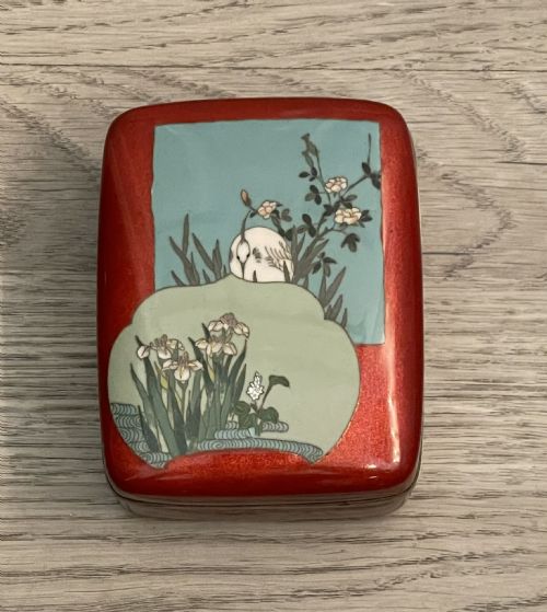 Antique Japanese Cloisonne Box