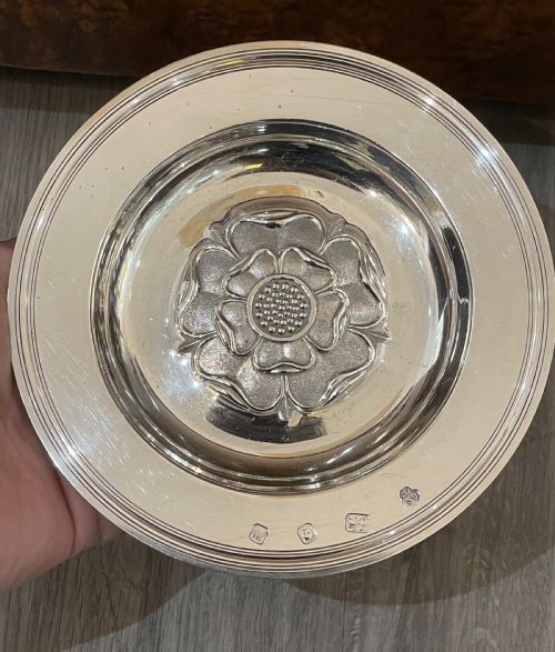 Elizabeth II Tudor Rose Dish Coaster