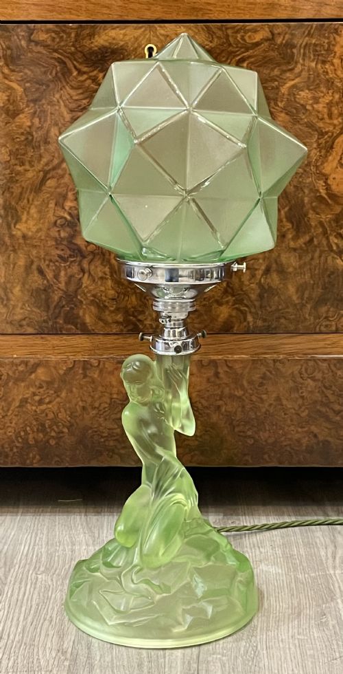 Art Deco Walthe and Sohne Table Lamp