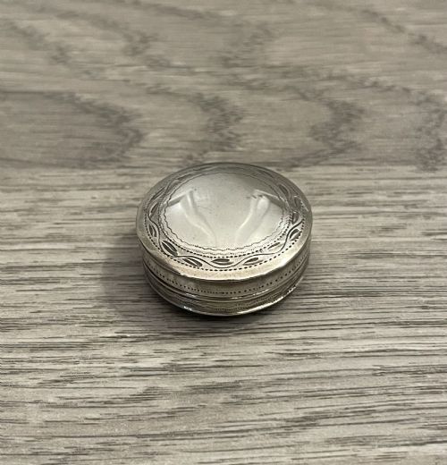 Quality Georgian Silver Patch Box