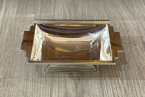 Stylish Art Deco Silver Bon Bon Dish