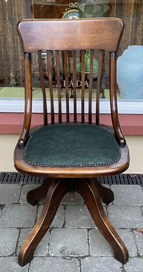 fig 1. Edwardian Office Chair, Globe Wernicke
