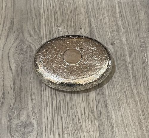 Beautiful Edwardian Silver Pebble Snuff Box
