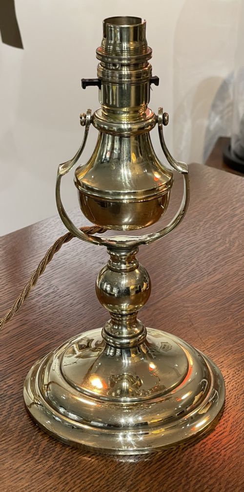 Brass Ship Gimbal Table Lamp