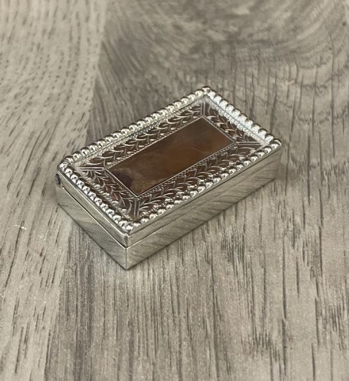 Elizabeth II Silver Pill Box