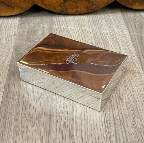Victorian Solid Silver Sandwich Box, 1897