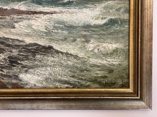 fig 2. Isle of Man Coastal Painting by John Holland