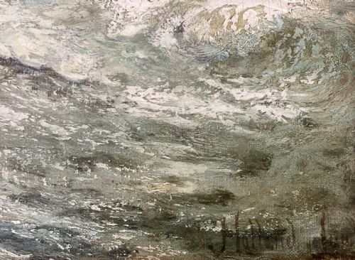 fig 3. Isle of Man Coastal Painting by John Holland