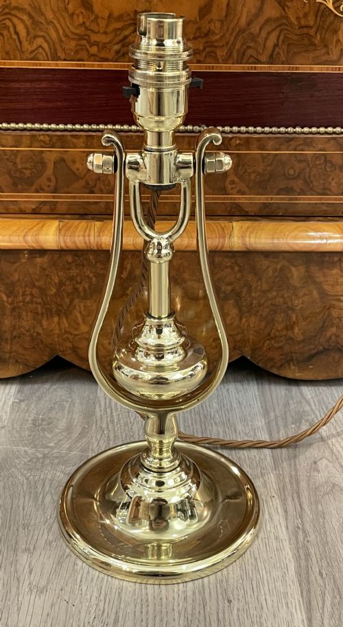 Brass Ship Gimbal Table Lamp