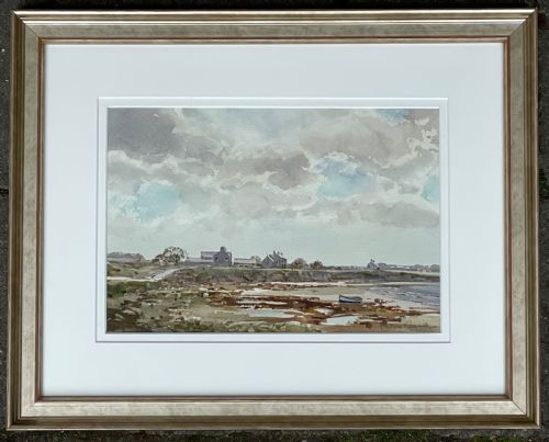 Watercolour of Pooil Vaaish Farm Isle of Man by Edward Ashton Cannell
