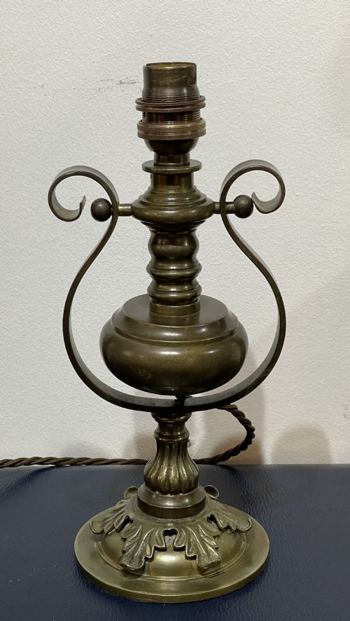 Brass Ship Gimbal Table Lamp