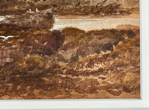 fig 1. Isle of Man Coastal Watercolour by Richard Wane RBA