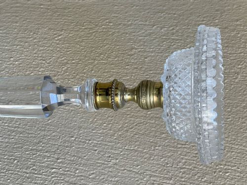 CLARKES PATENT CRICKLITE GLASS CANDLESTICKS - ADDITIONAL PHOTO 4
