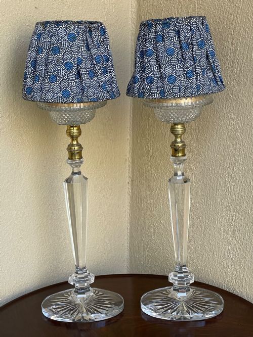 CLARKES PATENT CRICKLITE GLASS CANDLESTICKS - ADDITIONAL PHOTO 6