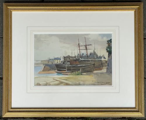 Isle of Man Watercolour, Port St Mary