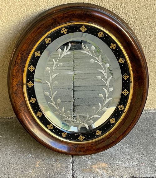 Beautiful Victorian Oval Wall Mirror