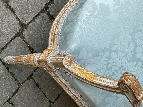BEAUTIFUL LOUIS XVI STYLE FAUTEUIL ARMCHAIR - ADDITIONAL PHOTO 1