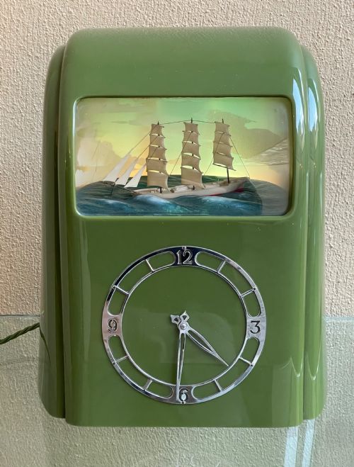 Art Deco Clock by Vitascope Industries