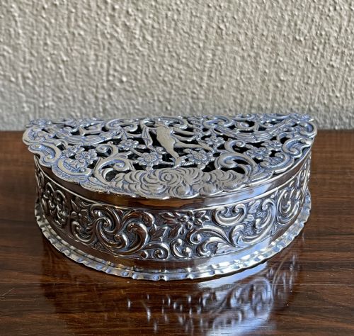 Victorian Silver Pot Pourri Box, 1895