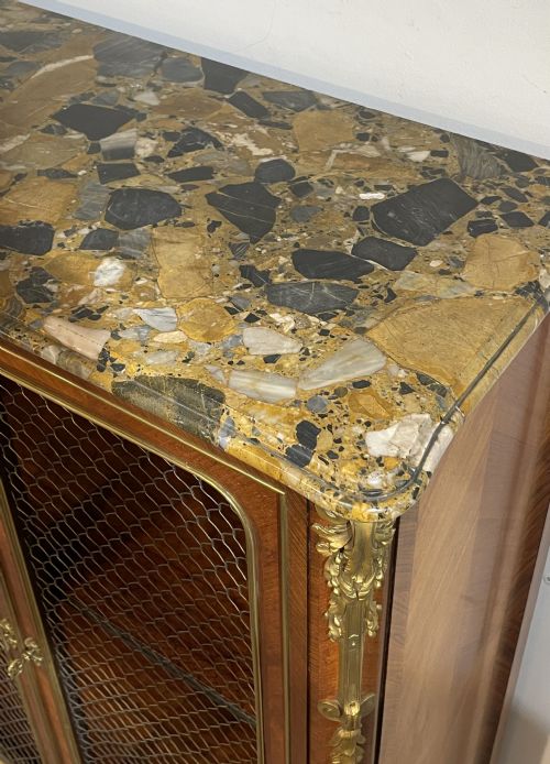 FRENCH KINGWOOD CABINET BOOKCASE BY PAUL SORMANI - ADDITIONAL PHOTO 7