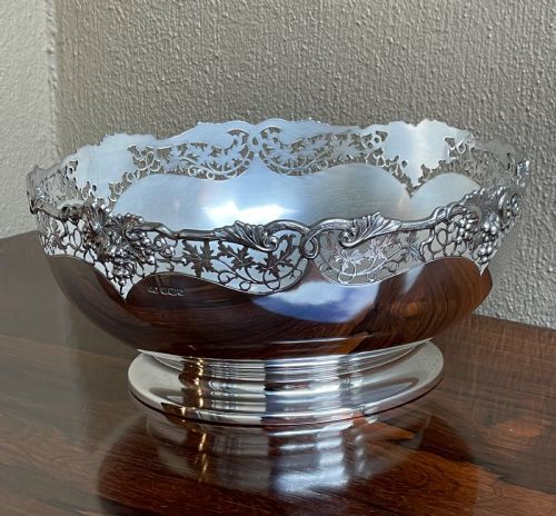 Elizabeth II Solid Silver Fruit Bowl