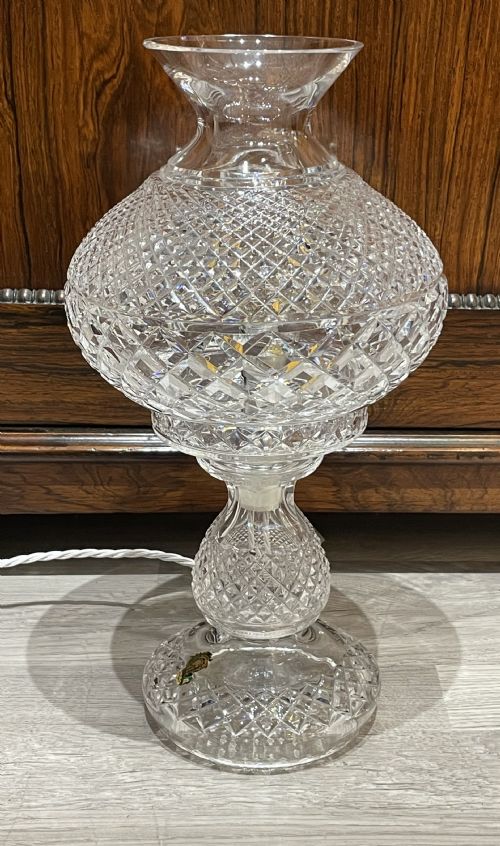Crystal Mushroom Table Lamp by Waterford