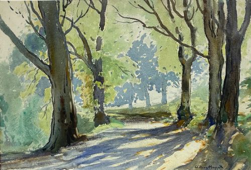 LANDSCAPE WATERCOLOUR BY WILLIAM HOGGATT PATRICK ISLE OF MAN - ADDITIONAL PHOTO 1