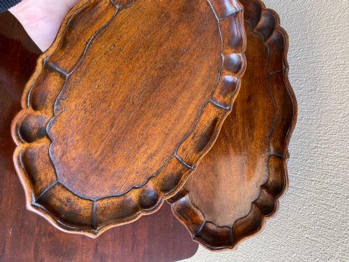 GOOD PAIR OF GEORGE III STYLE TRAYS - ADDITIONAL PHOTO 1