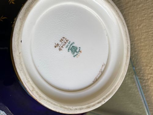 EARLY 20TH CENTURY COALPORT VASE COVER BY E O BALL - ADDITIONAL PHOTO 5