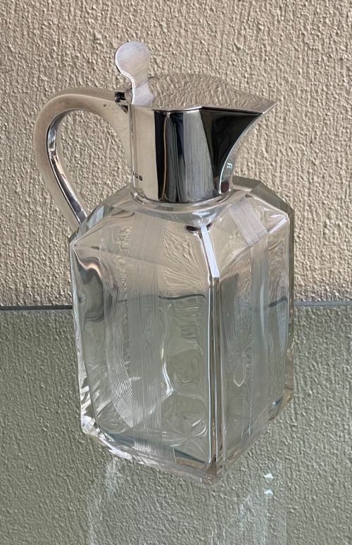 Fabulous Art Deco Silver Claret Jug