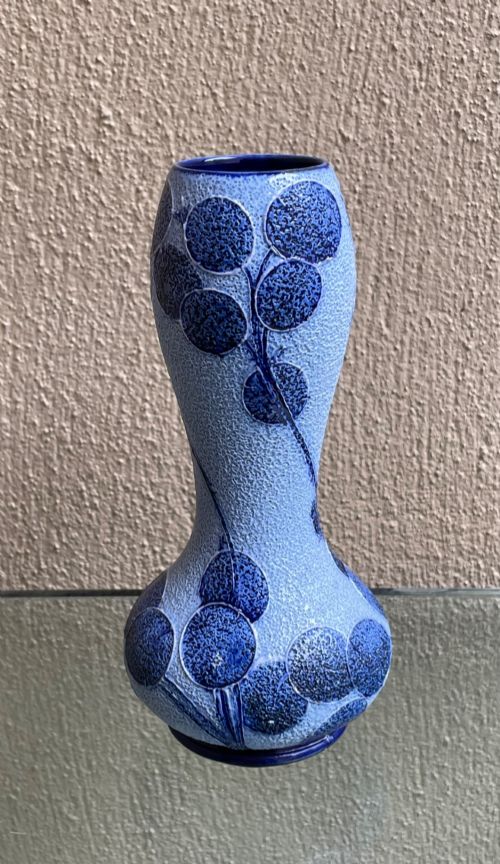 fig 1. William Moorcroft Macintyre Florian Ware Honesty Pattern Vase