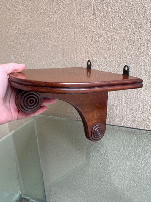 Regency Mahogany Wall Bracket Shelf