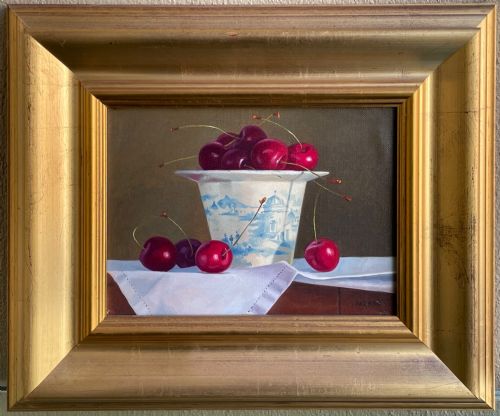 STILL LIFE OF CHERRIES BY IAN PARKER