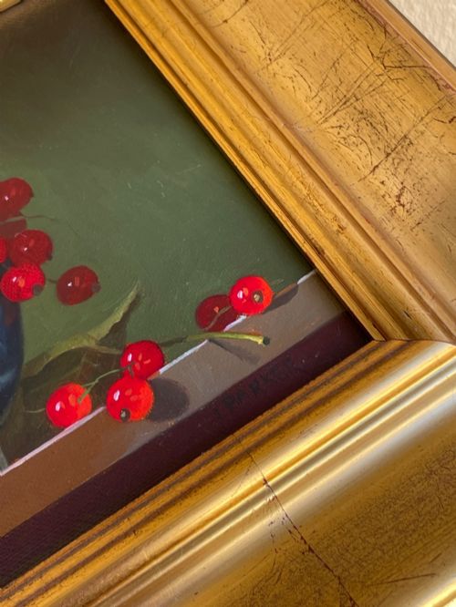 STILL LIFE OF RED BERRIES BY IAN PARKER - ADDITIONAL PHOTO 2