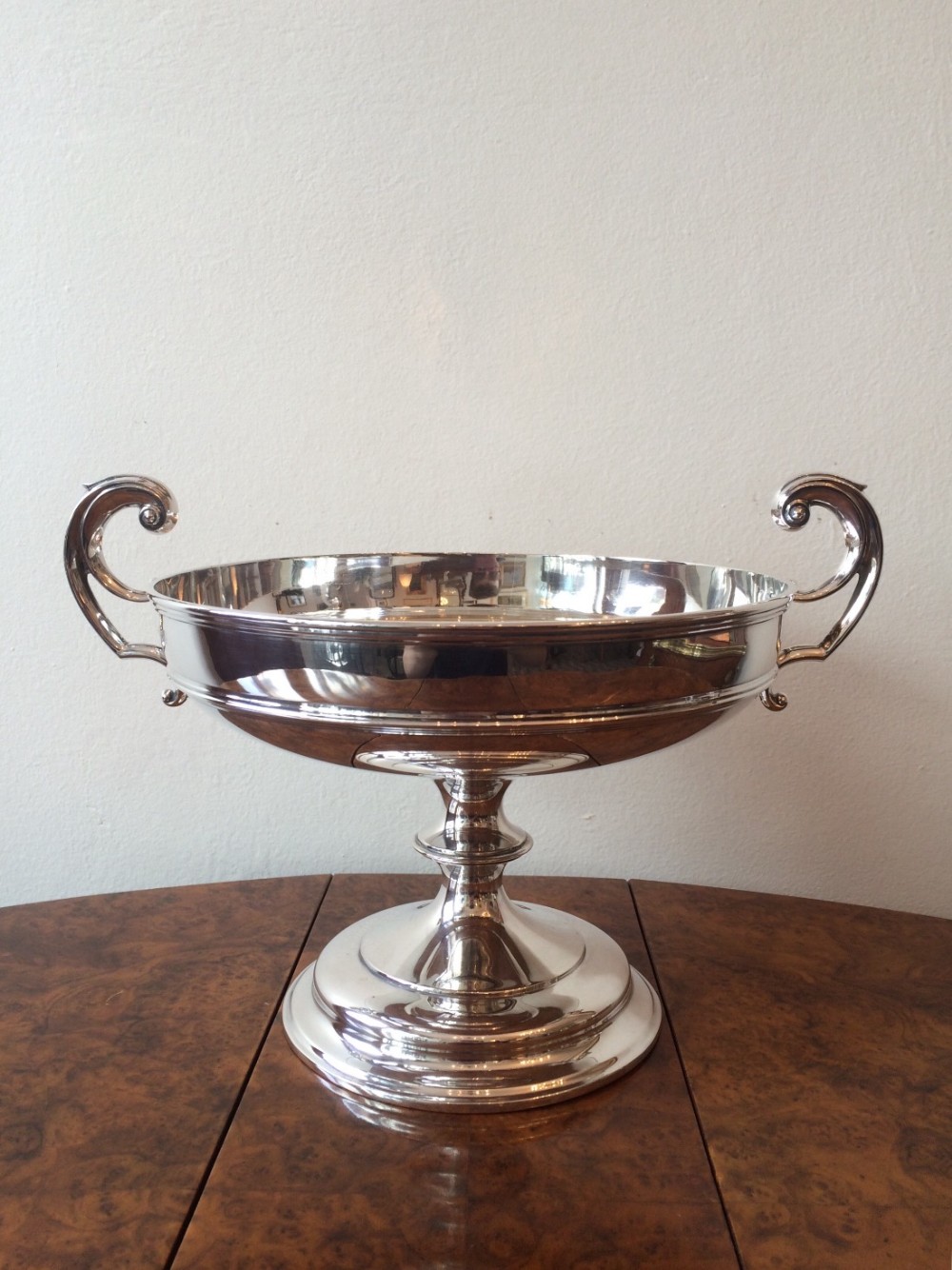 Large Solid Silver Fruit Bowl, 1904