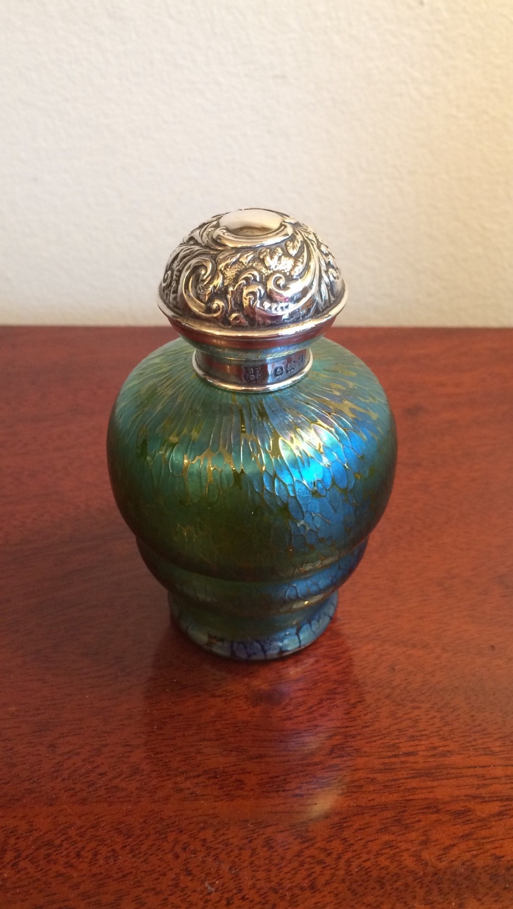 Loetz Style Perfume Bottle, 1905.