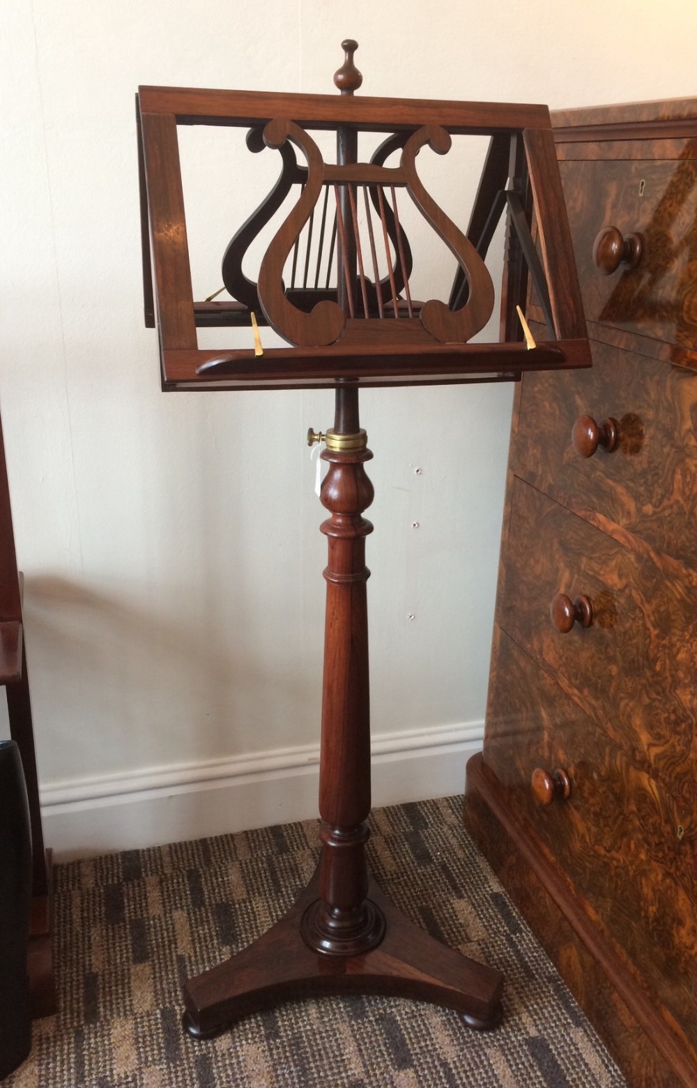 Quality Regency Rosewood Duet Music Stand